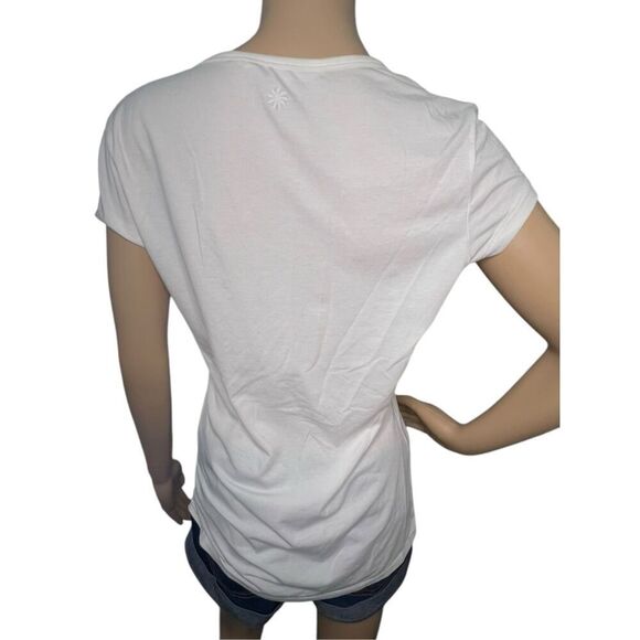 Athleta Boho Short Sleeve Athletic T-Shirt With Cinched Side - Picture 5 of 6